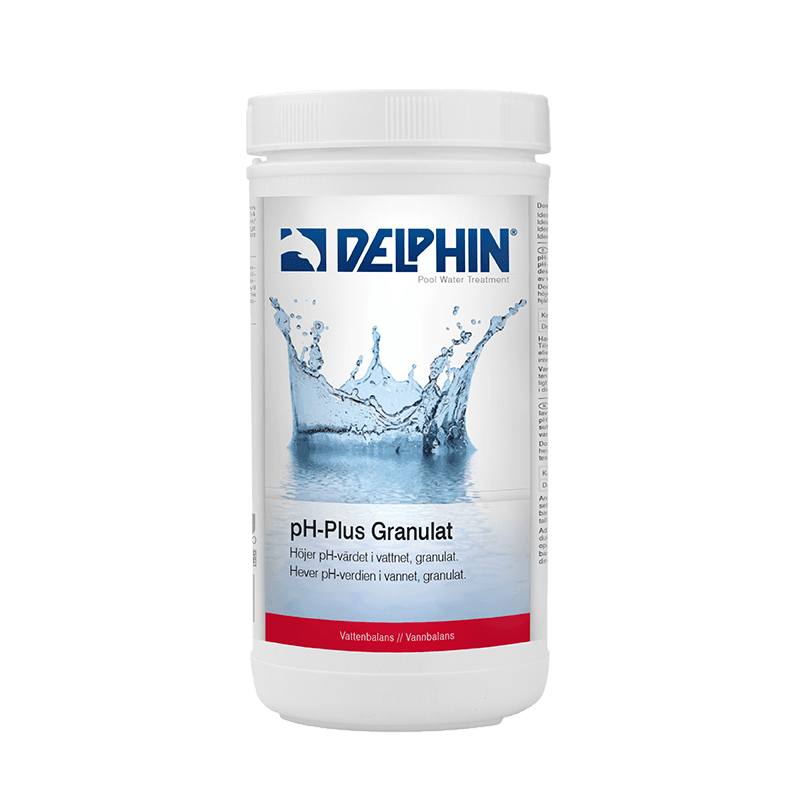 DELPHIN pH-Plus Granulat, 1 kg burk