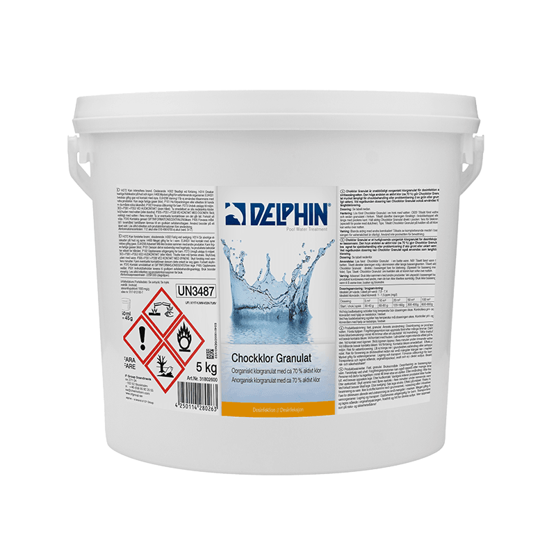 DELPHIN Chockklor Granulat, 5 kg hink