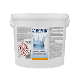 DELPHIN Chockklor Granulat, 5 kg hink